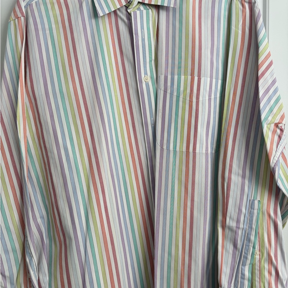 Multicolor Striped Men's Shirt